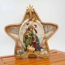 카톨릭 마리아상 천주교 조각상 성가정 catholic statue 출생 장면 동상 아기 예수 스마스 침대 인형 미니어처 교회 선물 홈, 없음
