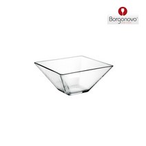 유리 이태리 그릇 모디사각볼 8cm, 1개, 랜덤