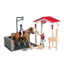 귀여운 인형 시뮬레이션 승마 라이더 말 농장 동물 모델 액션 피규어 크리스마스 선물 조기 교육 장난감, 34 horse toys a