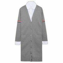 톰브라운 명품THOM BROWNE RWB 암밴딩 옥스포드 셔츠 롱가디건 FKCA Y