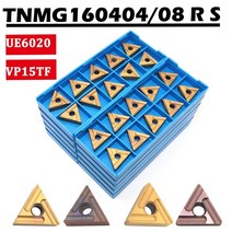 tnmg160404 tnmg160408 rs vp15tf ue6020 외부 선삭 공구 초경 인서트 tnmg 160408 금속 선반 도구 인서트, tnm160408 rs
