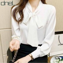 드넬 드넬 실크리본블라우스DWB24099A
