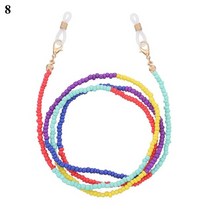 안경 마스크 스트랩 boho hang mask chains holder for girls boys beaded colorful necklace glasses cord 학생 목