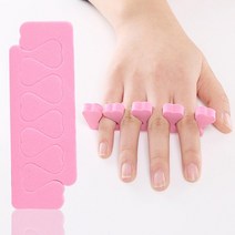 nail art foam 스폰지 수리 발가락 손톱 finger splitter 분리기 페디큐어 매니큐어 도구, 협력사, 분홍색