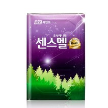 KCC 센스멜골드 에나멜 페인트 목재 철재 유광 18L, 적색