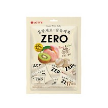 롯데웰푸드 [신제품] 제로후르츠젤리 미니벌크 아이간식 군것질 238g, 27개