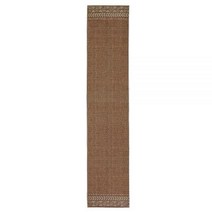 Linon Envision Levins 구리 & 크림 플랫 파일 놀라운 프린트 텍스처 61 x 304cm(2 10피트) 러너 러그