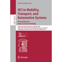 Hci in Mobility Transport and Automotive Systems. Driving Behavior Urban and Smart Mobility: Seco... Paperback, Springer