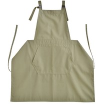 허블팜 방수 앞치마 어린이집 카페 미용사 원피스 앞치마, KHAKI(카키)