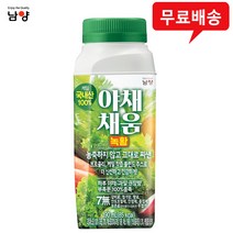 남양 야채채움 녹황 190mlx24팩/야채착즙주스/무배, 24팩, 190ml