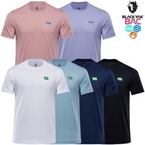 블랙야크 23SS 남녀공용 하절기 라운드 아이스 반팔티셔츠 B바튼라운드티S-CJBON, BK(블랙), 110