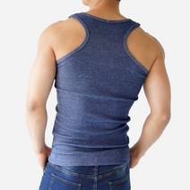 스타토리 짱짱한 남자 망고 나시티 면 스판 민소매 나시