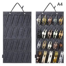 머리띠 정리용 대용량 홀더 벽걸이 헤어 클립 보관 행거 공간 절약형 방 벽 장식