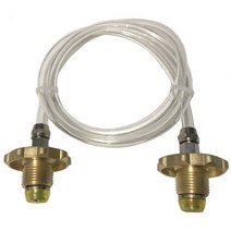 LPG 가스 버너 충전 연결 튜브관 호스 8mm 5mm, 섹션 A-플라스틱 철 휠