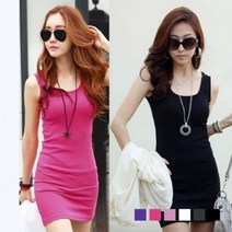 오너클랜 여자원피스 슬림 쉬폰 뷔스티에 봄 여름 여성원피스