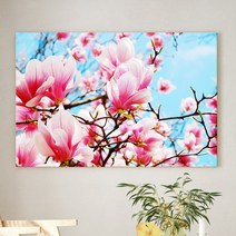 예쁜 힐링 풍수 인테리어 장미 데이지 튤립 꽃그림 모음 북유럽감성 식물액자, 12.만개한 목련꽃