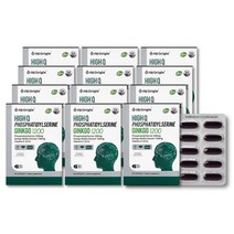 고함량 포스파티딜 포스타딜세린캡슐 브레인 프리미엄 두뇌 포스파틴딜세린 혈행 부모님선물 추출 두뇌 건강 개선 식물성 80대할아버지선물 70대 포스타티딜세린징코 피에스 비타민E 포스타, 60캡슐, 12개