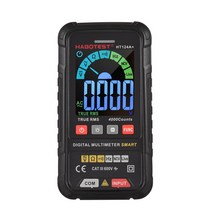 HABOTEST HT124B + 멀티미터 4000 카운트 600V AC/DC 전압 전류 실제 RMS 스마트 디지털 LCD 스크린 손전등, 01 HT124A