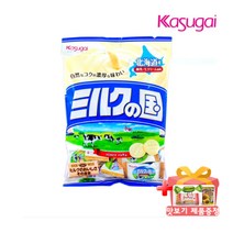 카스가이 우유사탕 일본 수입사탕 맛보기제공, 4개, 120g