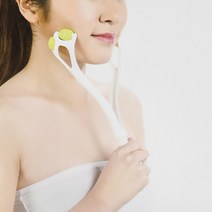 엠케이유통 V라인 페이스 롤러 (96253) 얼굴 마사지 기 브이 라인 맛사지 턱밑 볼살 턱선 붓기 빼기, 1개