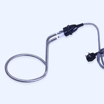 테플론 히이터 테프론히터 220V 파이프 히터 재킷형, 9cm (플러그 포함 500w)