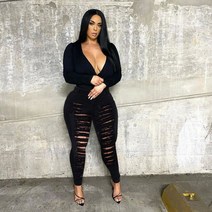 판매 초봄 스키니 찢어진 청바지 퓨어 블랙 화이트 진 한국 패션 캐주얼 여성용 바지 저렴한 도매 2023