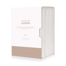 문구백서 소담클리어 포켓앨범 4x6 4권세트+케이스, 문구백서 소담클리어 포켓앨범 4