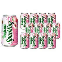 트로피카나 스파클링 복숭아 355ml 12캔X2박스 과일탄산음료