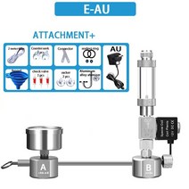 산소발생기 휴대용 가정용 산림욕기 zrdr 수족관 diy co2 시스템 키트 co2 솔레노이드 밸브가 있는 버블 카운터 디퓨저수생 식물 성장용, e-me