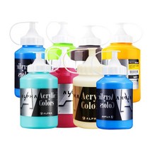 미술용 아크릴컬러물감 낱색 알파색채 500ml 1개, 949번 페르마 라이트그린