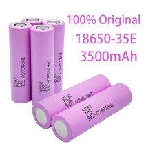 전기 자전거 배터리 1-10 실제 용량 원래 전원 18650 리튬 배터리 35E 3500mAh 3.7V 25A 높은 전력 inr1865