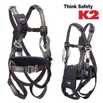 K2 안전벨트 KB-9201(전체식) 허리 패드 건설 안전벨트 일터 낙하방지 현장 현장안전벨트 작업