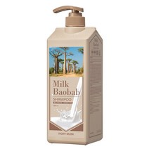 밀크바오밥 대용량 단백질 손상모 샴푸 아이보리머스크향, 4개, 1000ml