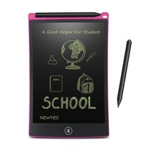 Newyes 8.5 인치 lcd 쓰기 태블릿 디지털 드로잉 태블릿 필기 패드 휴대용 전자 태블릿 보드 초박형 보드, 협력사, 핫 핑크