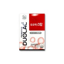 듀오락 스탑 캡슐 듀오락유산균 약국 온가족 상비 건강기능식품 장건강 프로바이오틱스 여행필수 60캡슐 1개, 60개