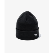 [빠른출고]/뉴에라 NEW ERA 니트 베이직 커프 비니 블랙 KNIT BASIC CUFF BLK