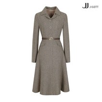 JJ지고트 잔체크 울 플레어 원피스 GMBM0OP91