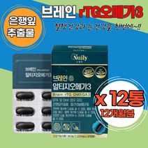 1년분 노르웨이산 정제어유 rTG오메가3 IFFO인증 저하 브레인알티지오메가3 은행잎 플라보놀배당체 두뇌건강 기억력 혈행 개선 기능성원료 체내흡수 건조한 눈건강 혈행건강 연질캡슐