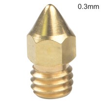 3d 프린터 노즐 압출기 프린트 헤드 부품 zortrax m200 0.6mm 황동용 1.75mm 필라멘트 교체, 0.3MM(황동)