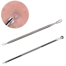 여드름 짜는도구 짜기 여드름압출 피지압출기 피지제거기, (롱라운드형)