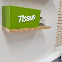 PGS348171 티슈케이스화장지케이스 휴지커버 휴지케이스 그린 티슈케이스 물티슈, 1