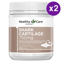 헬시케어 명품 관절 연골 건강 상어 750mg 200정 2병특판, 2개