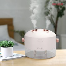 [아이리버] 듀얼스팀맨 스윙 무선 초음파 가습기 MH-150W [화이트], 화이트