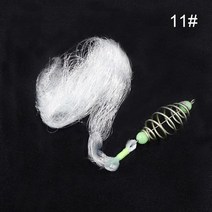 낚시그물 낚시뜰채 물고기 리드 싱커 던지는 끈적 끈적한 와이어 방법 잉어 피더 봄 바늘, 11 size, CHINA