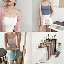 셀러허브 여성패션 [오노마] ONM (앙상블) 여성 물결 골지 나시/끈나시/여름나시