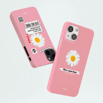 기타 아이폰14 데이지라벨 핑크 하드케이스, 데이지라벨 핑크_002