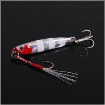 한현 미노우 슬로우싱킹 농어 광어 삼치 우럭 루어낚시 파핑 15g 20g 40g 80g 120g 150g, 60g, 빨간은색