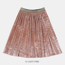 [밀리밤] 벨로아 기계주름 스커트 MLWH20D50