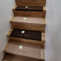 반려동물이동공간 미끄럼방지바닥논슬립 계단깔개야광매트, ●상품:야광매트55cm다크브라운-●