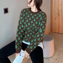 크리스마스 분위기 포근한 느낌의 니트